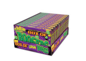 Sour Box of Boogers Chewy Candy Balls Theater Box 3oz 12ct